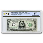 1934 (G-Chicago) $500 FRN Ch AU-58 PCGS (Fr#2201-G)
