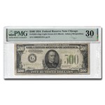 1934 (G-Chicago) $500 FRN VF-30 EPQ PMG (Fr#2201-Glgs) LGS