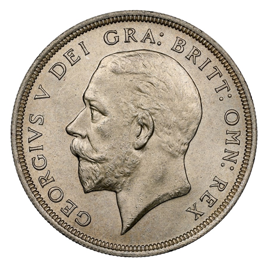 1934 Great Britain Silver Crown George V MS-63 NGC