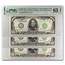 1934 (J-Kansas City) $1,000 FRN AU-CU PMG (Fr#2211-Jm) 3 Consecut