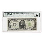 1934 (J-Kansas City) $1,000 FRN Choice VF-35 PMG (Fr#2211-J) LGS