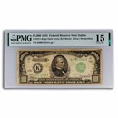 1934 (K-Dallas) $1,000 FRN Choice F-15 PMG (Fr#2211-K)