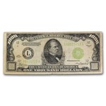 1934 (L-San Francisco) $1,000 FRN Fine+ (Fr#2211-L)