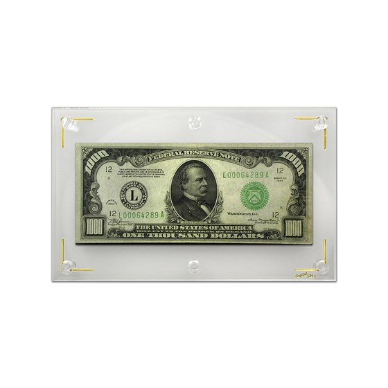 1934 (L-San Francisco) $1,000 FRN VF+ 1934 (L-San Francisco) $1,000 FRN VF+