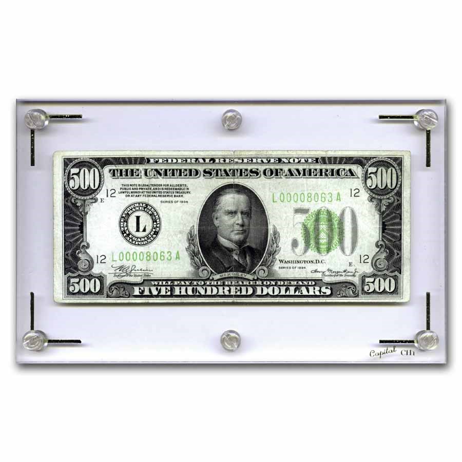 1934 (L-San Francisco) $500 FRN VF (Fr#2201-L)