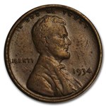 1934 Lincoln Cent XF