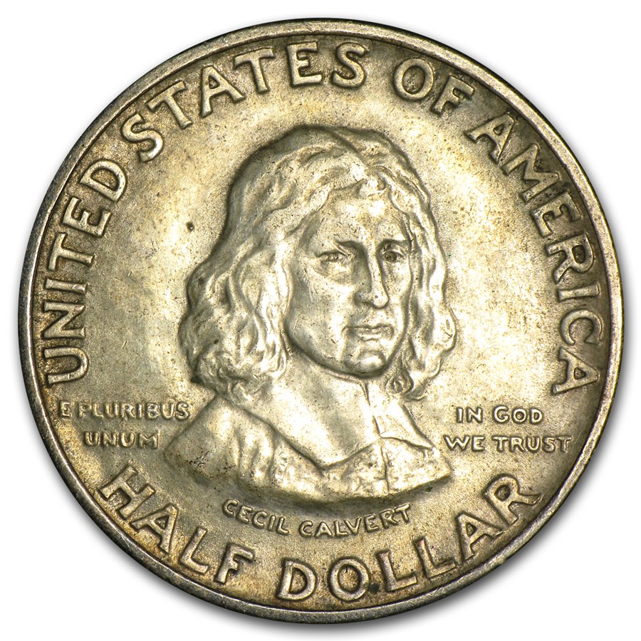 1934 Maryland Tercentenary Half AU