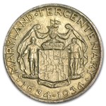 1934 Maryland Tercentenary Half AU