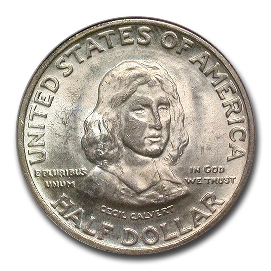 1934 Maryland Tercentenary Half Dollar MS-64 NGC
