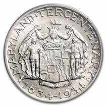 Buy 1934 Maryland Tercentenary Half Dollar MS-64 PCGS | APMEX