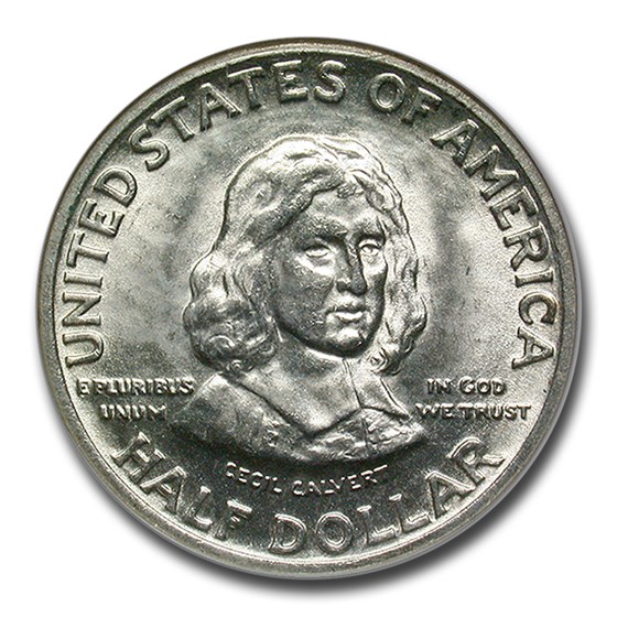 1934 Maryland Tercentenary Half Dollar MS-65 NGC 1934 Maryland Tercentenary Half Dollar MS-65 NGC