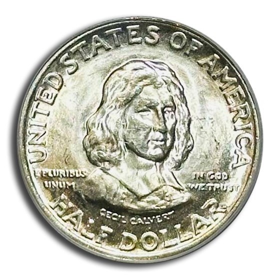 1934 Maryland Tercentenary Half Dollar MS-65 PCGS 1934 Maryland Tercentenary Half Dollar MS-65 PCGS