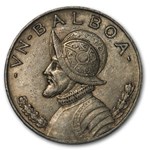 1934 Panama Silver Balboa XF