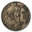 1934 Panama Silver Balboa XF