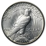 1934 Peace Dollar AU-58