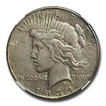 1934-S Peace Dollar AU-50 NGC
