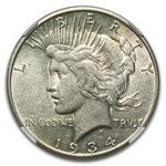 1934-S Peace Dollar AU-53 NGC