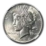 1934-S Peace Dollar AU-55 NGC