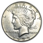 1934-S Peace Dollar AU-55