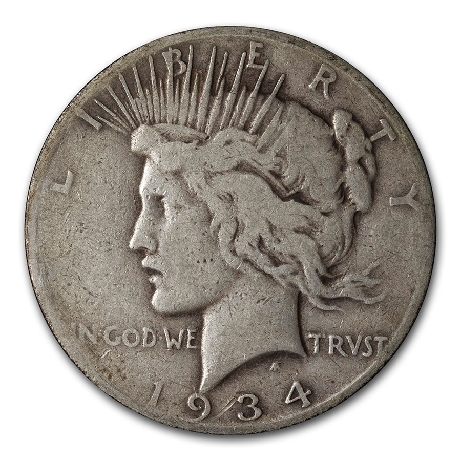 1934-S Peace Dollar Good