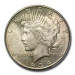 1934-S Peace Dollar MS-64 PCGS