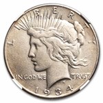 1934-S Peace Dollar VF-30 NGC
