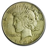 1934-S Peace Dollar VF-30 PCGS