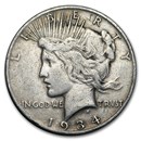 1934-S Peace Dollar VG