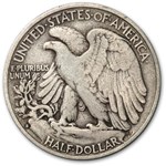 1934-S Walking Liberty Half Dollar VG/VF