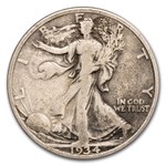 1934-S Walking Liberty Halves 20-Coin Roll Avg Circ