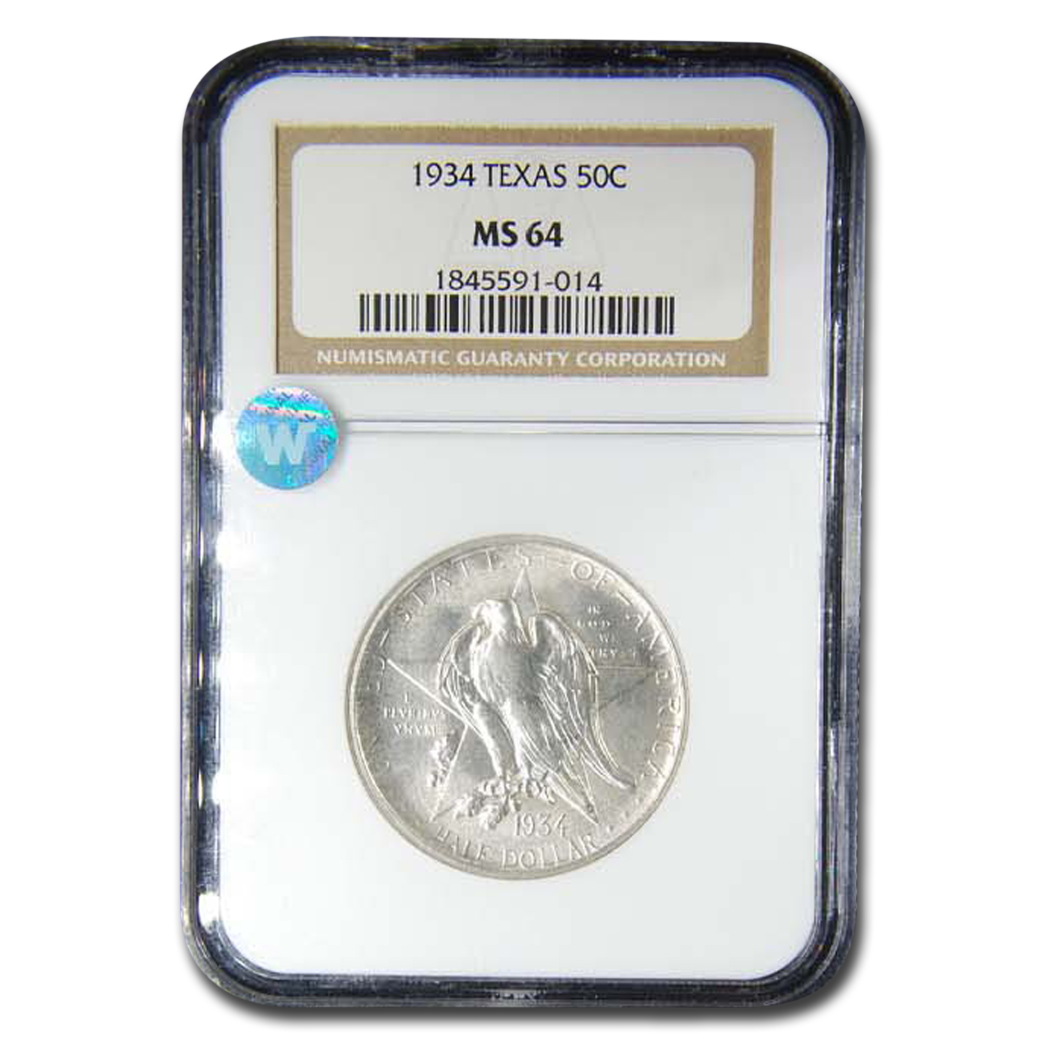 Buy 1934 Texas Centennial Commemorative Half Dollar MS-64 NGC | APMEX