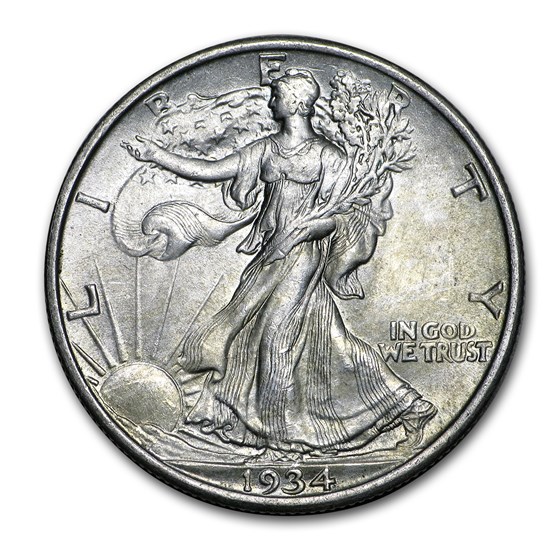 1934 Walking Liberty Half Dollar BU 1934 Walking Liberty Half Dollar BU