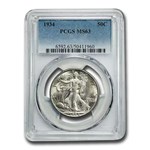 1934 Walking Liberty Half Dollar MS-63 PCGS