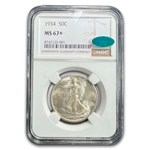 1934 Walking Liberty Half Dollar MS-67+ NGC CAC