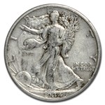 1934 Walking Liberty Halves 20-Coin Roll Avg Circ