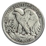 1934 Walking Liberty Halves 20-Coin Roll Avg Circ