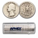 1934 Washington Quarter 40-Coin Roll Avg Circ