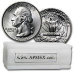 1934 Washington Quarter 40-Coin Roll BU