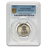 1934 Washington Quarter MS-65 PCGS (DDO)
