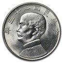 1934 YR23 China Junk Silver Dollar BU