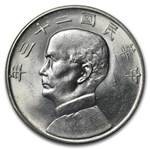 1934 YR23 China Junk Silver Dollar BU