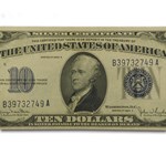 1934s $10 Silver Certificate AU (Random Districts)