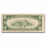 1934s $10 Silver Certificate VG