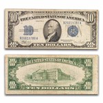 1934s $10 Silver Certificate VG
