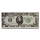 1934's $20 FRN XF (Random Districts)
