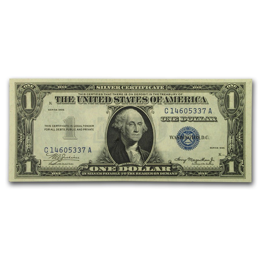 1935 $1.00 Silver Certificate CU (Fr#1607)