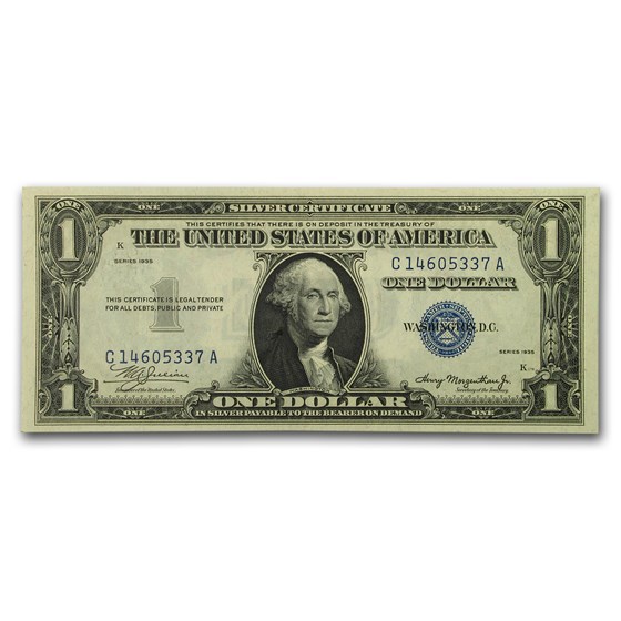 1935 $1.00 Silver Certificate CU (Fr#1607) 1935 $1.00 Silver Certificate CU (Fr#1607)