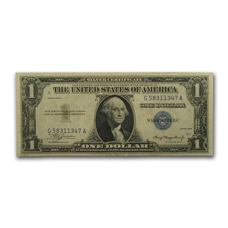 1935 $1.00 Silver Certificate VF (Fr#1607)