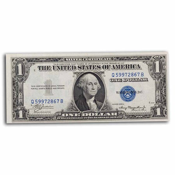 1935 $1.00 Silver Certificate XF (Fr#1607) 1935 $1.00 Silver Certificate XF (Fr#1607)