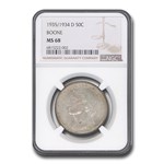 1935/1934-D Daniel Boone Bicentennial Half Dollar MS-68 NGC